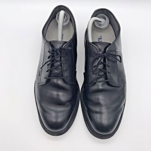 Bates Black Leather Vibrum Sole Derby Men's 9E Police Security Military Shoes - Picture 5 of 11